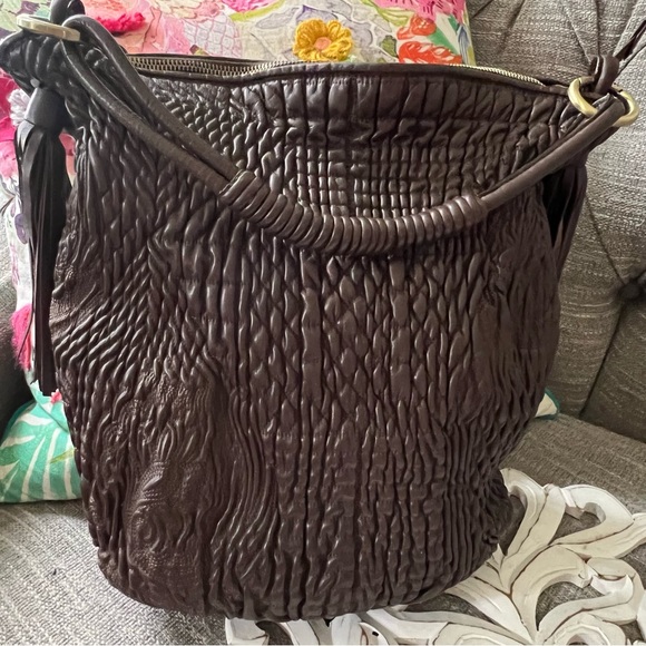 Sundance Handbags - Sundance Brown Leather Purse Handbag Bag